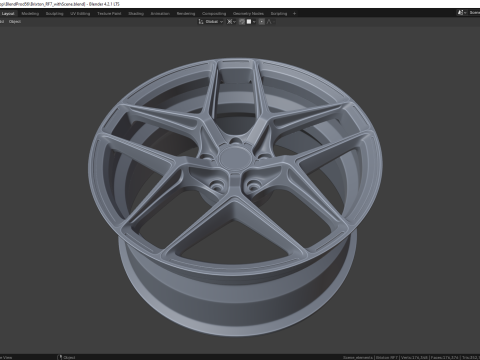 Brixton RF7 Modelo 3D