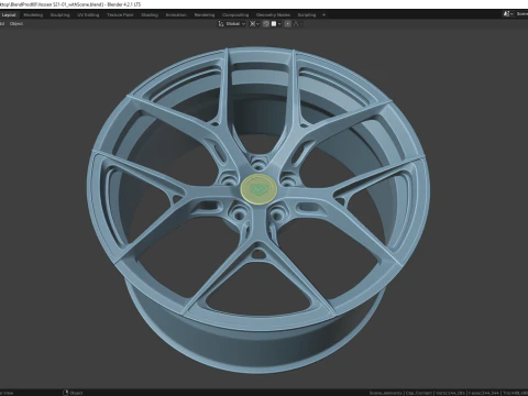 Vossen S21-01 3D Model