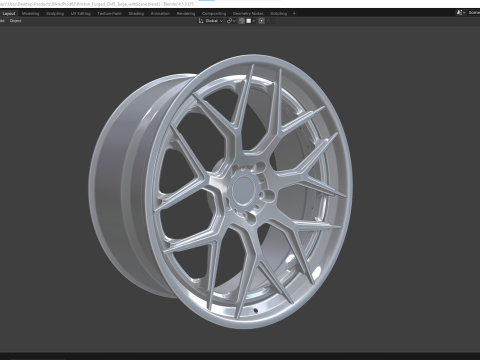Brixton Forged CM8 Targa 3D Model