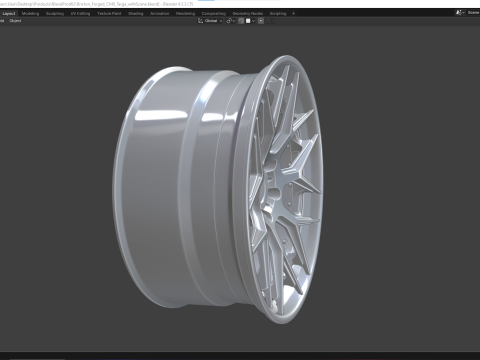 Brixton Forged CM8 Targa 3D Model