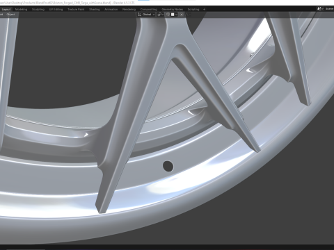 Brixton Forged CM8 Targa 3D Model