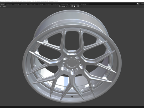 Brixton Forged CM8 Targa 3D Model