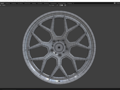 Brixton Forged CM8 Targa 3D Model