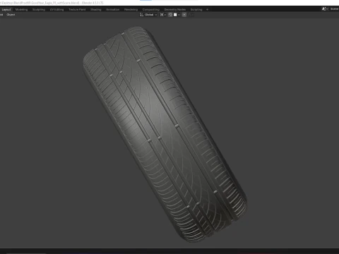 GoodYear &Aacute;guila F7 Modelo 3D