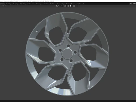 LH Performante Narvi Forged 3D Model