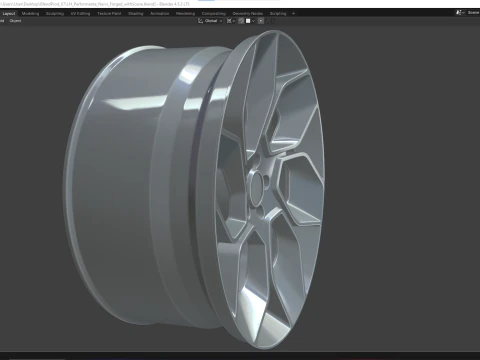 LH Performante Narvi Forged 3D Model