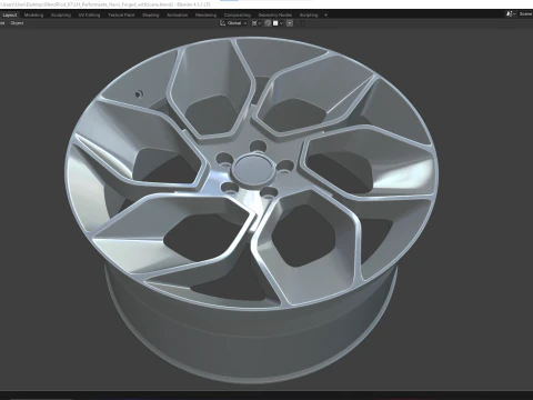 LH Performante Narvi Forged 3D Model
