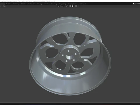 LH Performante Narvi Forged 3D Model
