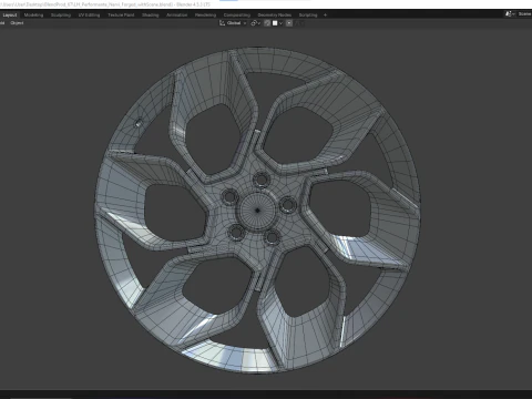 LH Performante Narvi Forged 3D Model