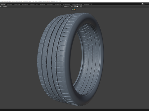 M Pilot Sport 4S 3D Model