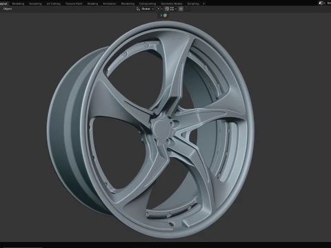 Al13 R190 3-piece 3D Model