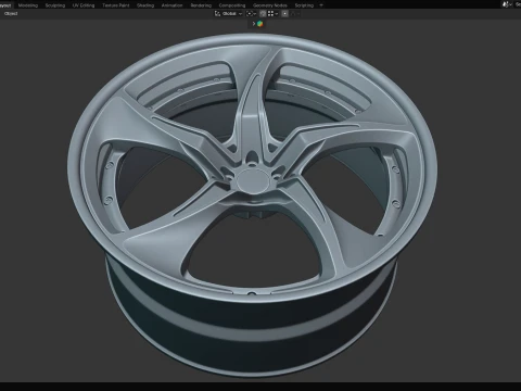 Al13 R190 3-piece 3D Model