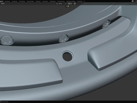 Al13 R190 3-piece 3D Model