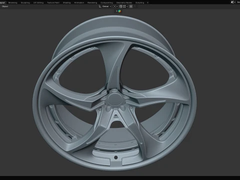 Al13 R190 3-piece 3D Model