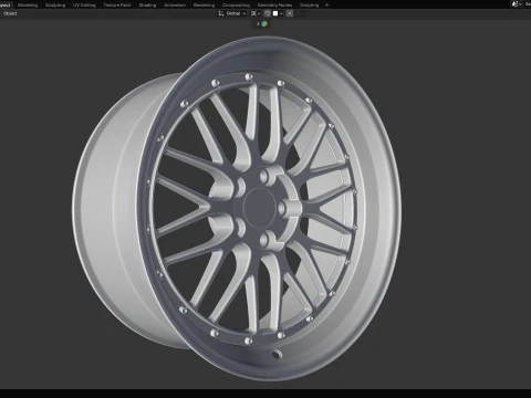 BBS LM 239 3D Model