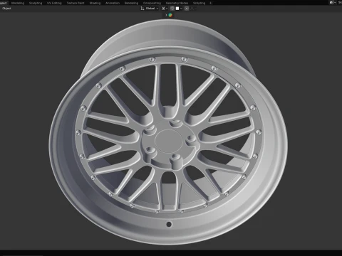 BBS LM 239 3D Model