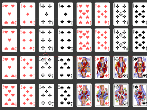 Game cards 3D मॉडल