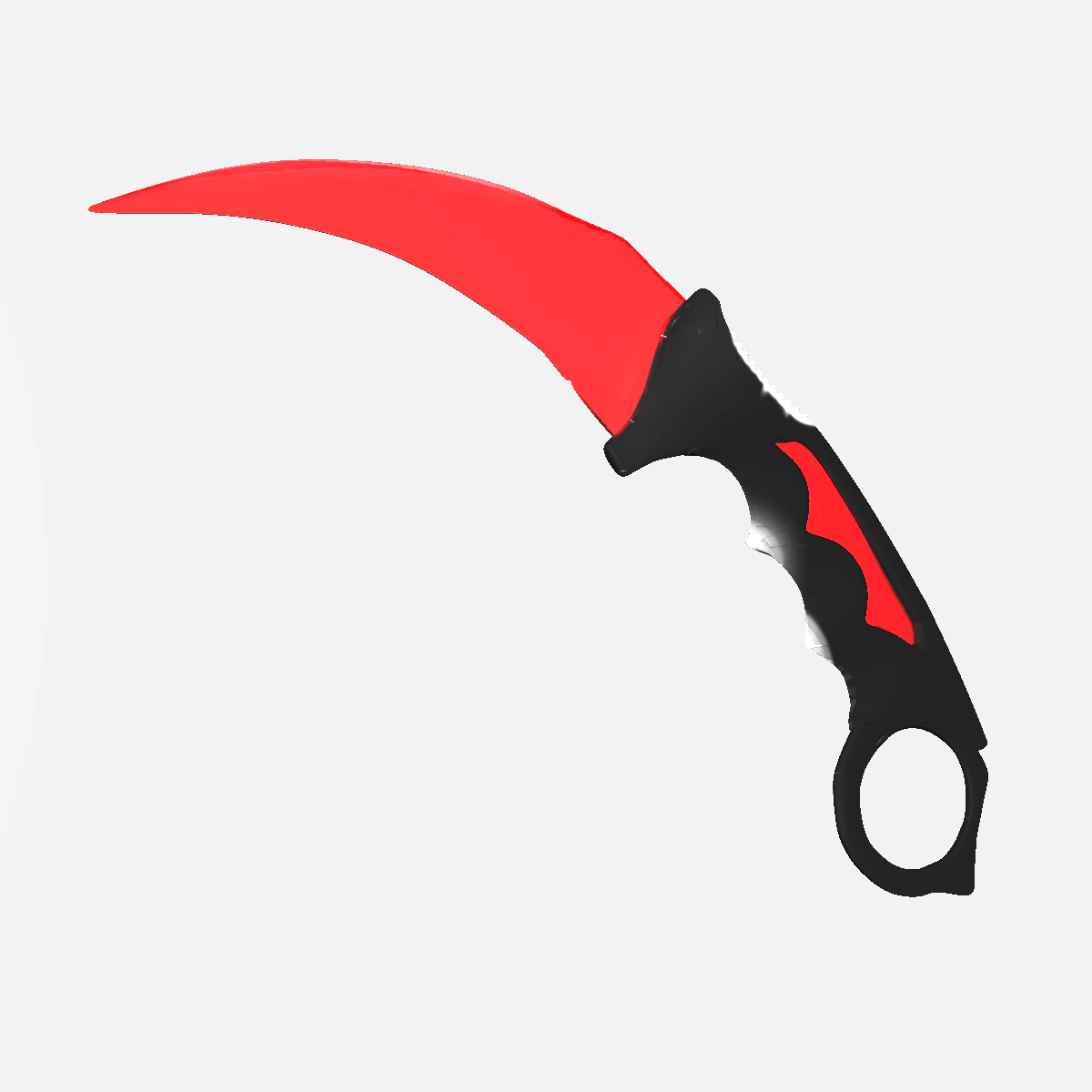 Karambit knife 3D Model .c4d .max .obj .3ds .fbx .stl .blend 
