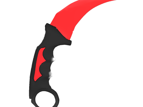 Karambit knife 3D 모델