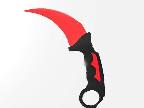 Karambit knife 3D 모델