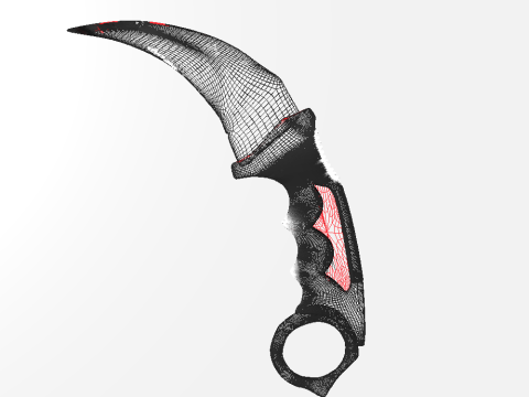 Karambit knife 3D 모델