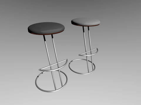 バースツール 3Dモデル