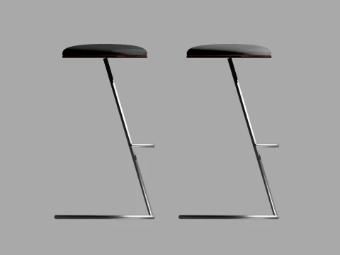 Bar stools 3D Model