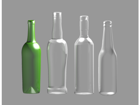 Bottles 3D 모델