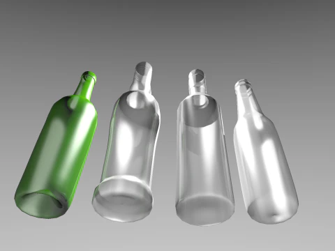 Bottles 3D Model