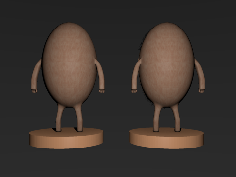 Eyes character print model OWENDAL Modello 3D