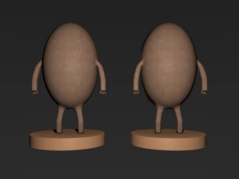 Eyes character print model OWENDAL 3D Model