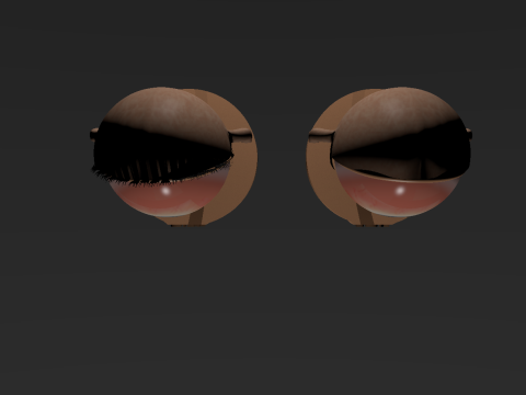 Eyes character print model OWENDAL Modello 3D