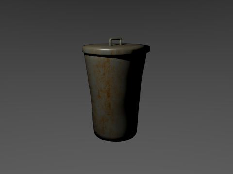 Trash low poly OWENDAL 3D Model