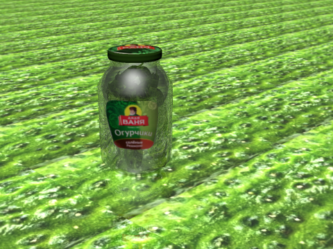 Pickled cucumbers low polly OWENDAL 3Dモデル