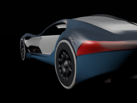 Bugatti from the future OWENDAL Modello 3D