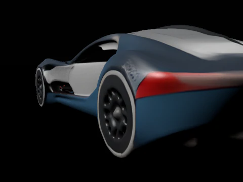 Bugatti from the future OWENDAL 3D Model