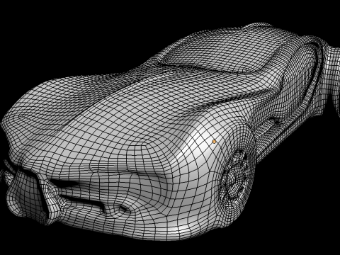 Bugatti from the future OWENDAL Modello 3D
