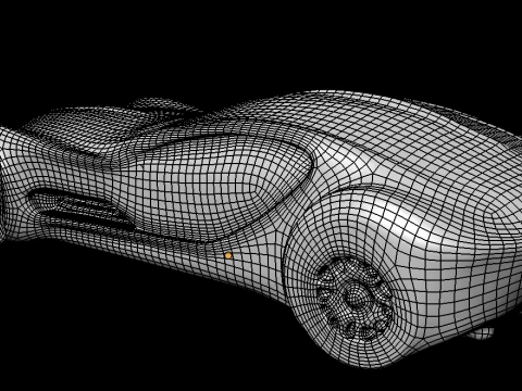 Bugatti from the future OWENDAL 3D Model
