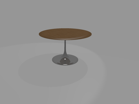 Low poly wooden table OWENDAL 3D Model