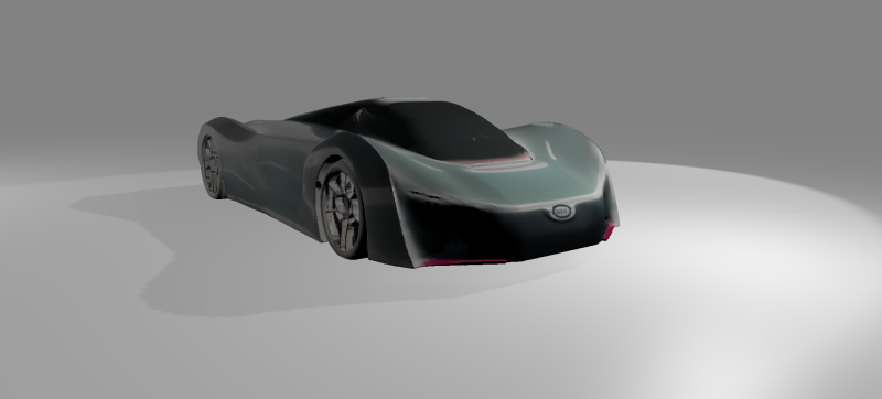 Sports car from the future OWENDAL Modello 3D .c4d .max .obj .3ds .fbx .stl .blend 