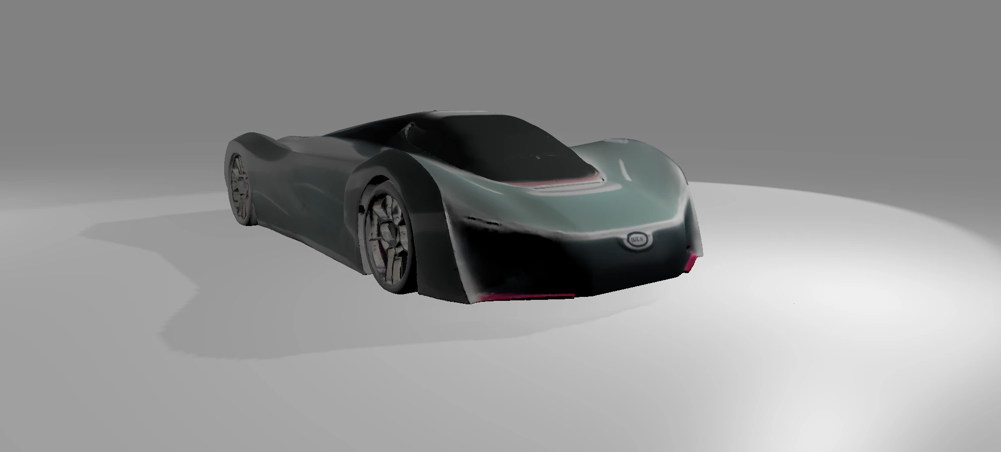 Sports car from the future OWENDAL 3D Model .c4d .max .obj .3ds .fbx .stl .blend 