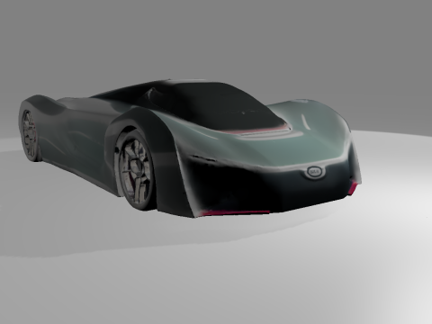 Sports car from the future OWENDAL 3D मॉडल
