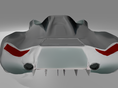 Sports car from the future OWENDAL Modello 3D