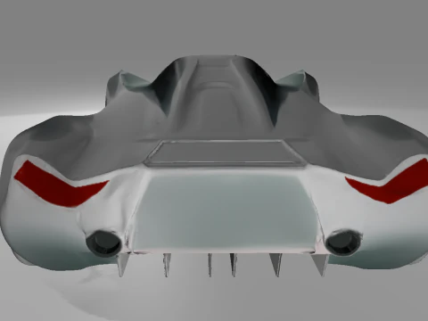 Sports car from the future OWENDAL 3D Model