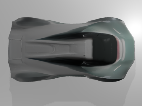 Sports car from the future OWENDAL Modello 3D