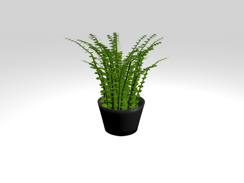 Bush 1 low poly OWENDAL 3D मॉडल