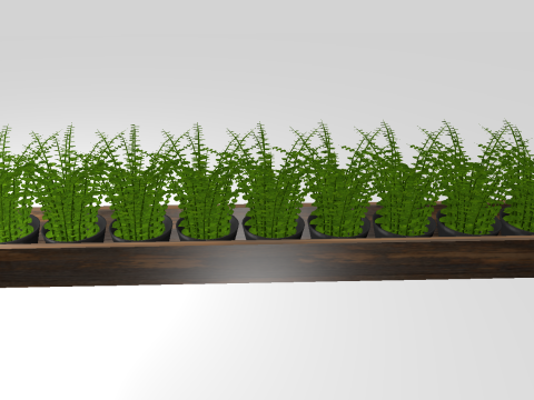 Bush 1 low poly OWENDAL 3D 模型
