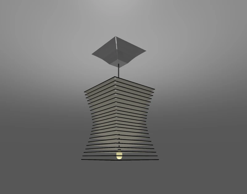 ランプ 1 ローポリ OWENDAL 3Dモデル .c4d .max .obj .3ds .fbx .stl .blend 