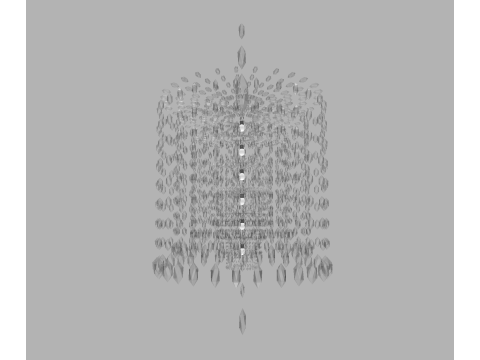 Low poly chandelier OWENDAL 3Dモデル