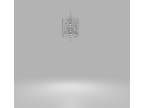 Low poly chandelier OWENDAL 3D 模型